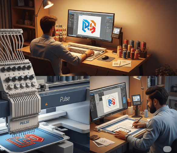 Embroidery digitizing process at Bright Digitizing